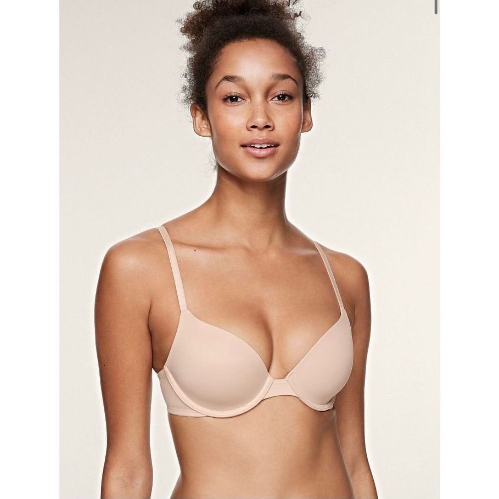 PINK Tan Underwire Bra